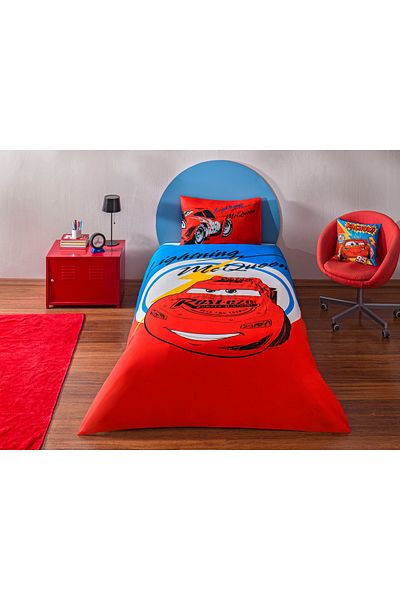 Taç Disney Cars Mcqueen Single Licensed Duvet Cover