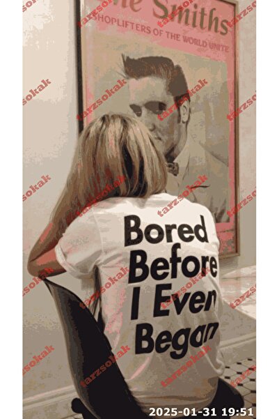 TIMESWASTINGIRL Tricou unisex oversize cu slogan - TWGWBR66