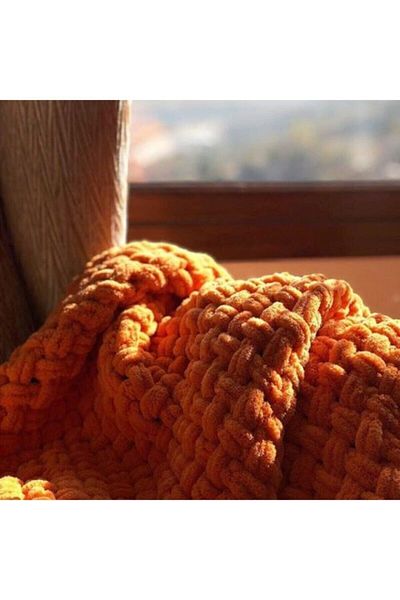 SMYY Wicker Model Puffy Sofa Shawl