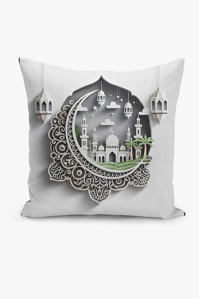 Filamente Husă de pernă cu model Ramadan, imprimată digitală pe două fețe - Ramadan