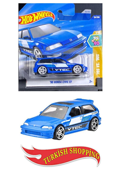 HOT WHEELS 1:64 Ölçek 90 Honda Cıvıc Ef