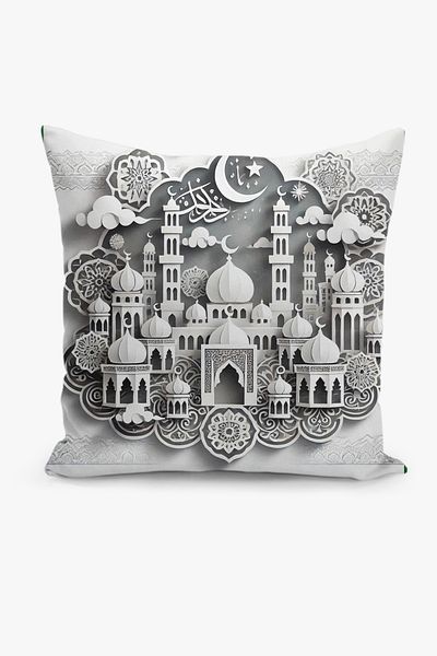 Filamente Husă de pernă cu model Ramadan, imprimată digitală pe două fețe - Ramadan
