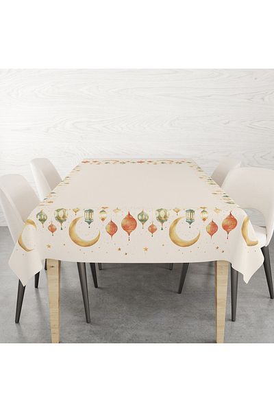 Filamente Ramadan Patterned Digital Print Tablecloth