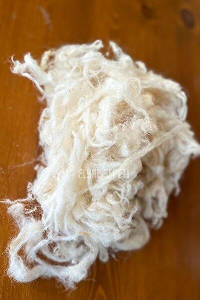 Elyaf Sepeti 1 kg 100% L Washed Uncombed Pure Merino Lamb Wool