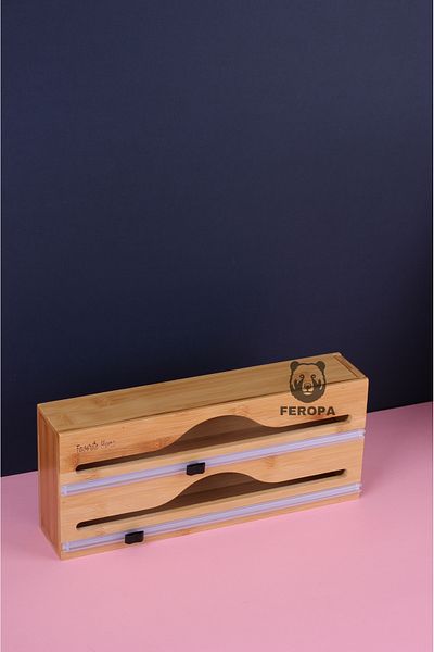 feropa Bamboo Double - Foil Stretch Film and Foil Cutter