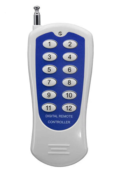 Genel Markalar 433MHz Kablosuz Uzaktan Kumanda 12 Buton Teleskopik Anten Gara...