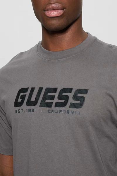Guess تي شيرت SURON CN للرجال من أنثراسايت Z5RI10I3Z14-G9I4