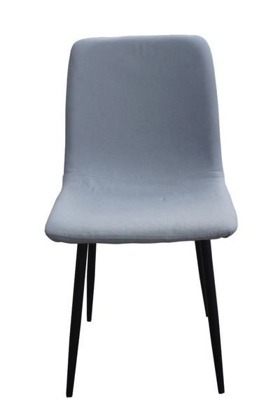 Mahmayi Hydc058 Fabric Dining Chair, Mid Century Living Room Side Chairs With Metal Legs,grey (PACK OF 2)