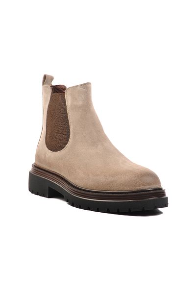 AYAKMOD Ανδρικές μπότες μπεζ Nubuck