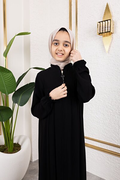 KADEEM ROBALI PİLELİ ÇOCUK FERACE & Siyah