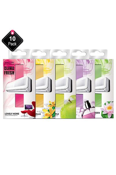 Areon 10 Pack Areon Clima Air Conditioners Fresheners Collection
