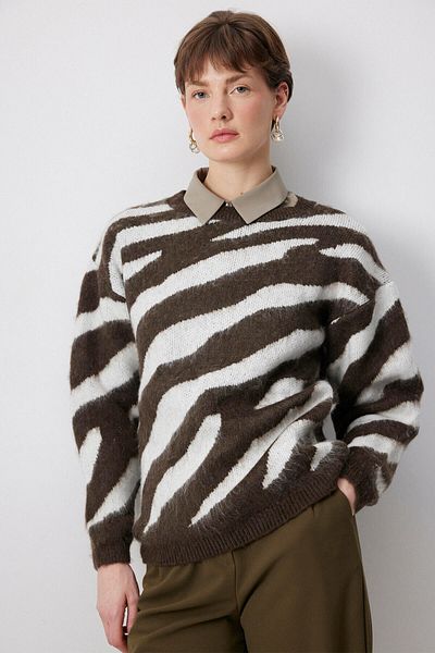 Touché Privé PATTERNED KNIT SWEATER