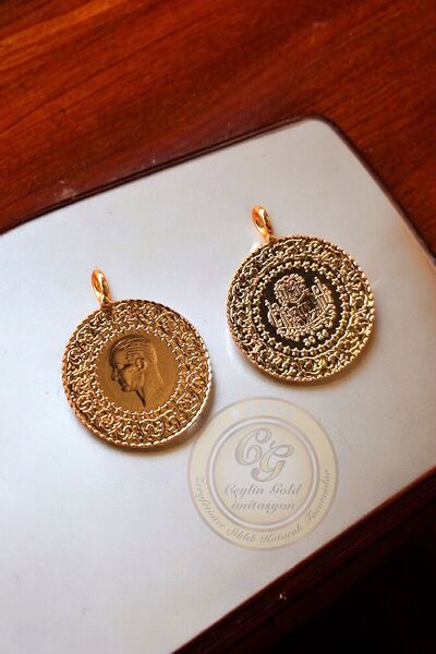 Ceylin Gold Altın kaplama Küçük boy kolye ucu