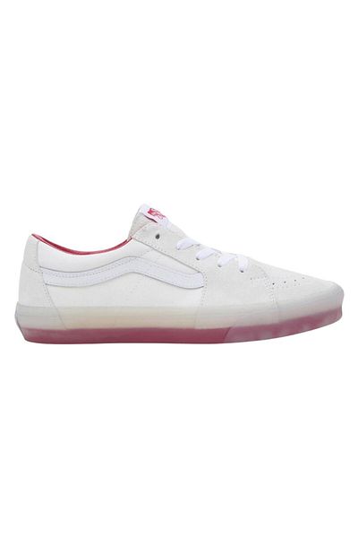 Vans White Women's Suede Lifestyle Shoes Vn0009Qryf91 Sk8-Low