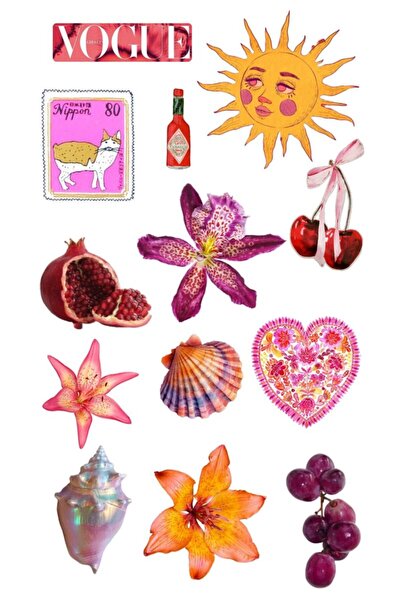 Sticksy Retro Vintage Retro Laptop Tablet Telefon Ajanda Bullet Journal  Stic...