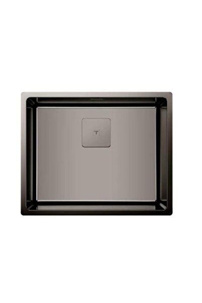 Teka - Flexlınea Rs15 50.40 Tıtanıum M-Fx - Ankastre Tezgaha Sıfır Tezgahaltı Eviye - Titanyum - 50 Cm -