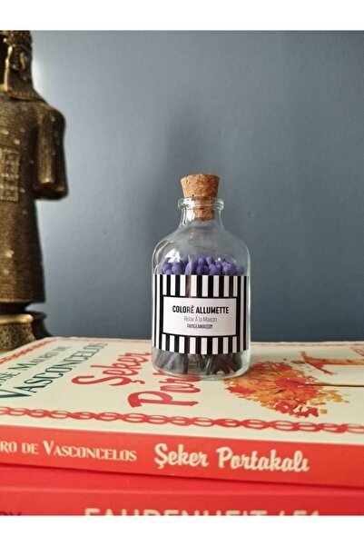 Vagonik Dekoratif Farklı Renklerde Kibrit Şişesi