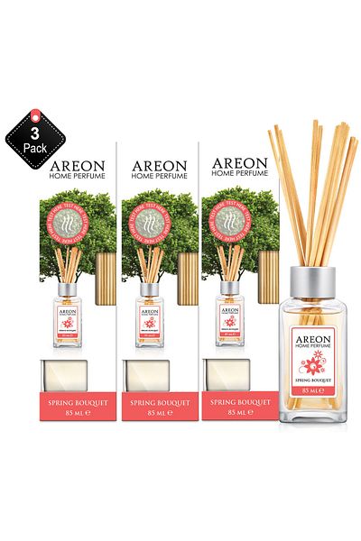 Areon Pack Of 3 Areon Home Perfumes 85 ml  Spring Bouquet