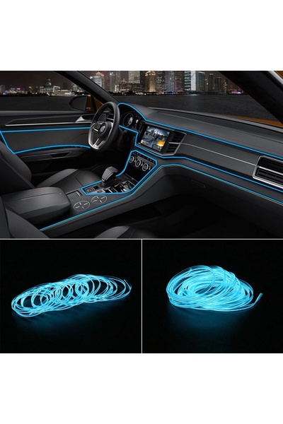 carlone Ice Blue Buz Mavi Neon Ip Fitil 2 Metre - Işıklı Torpido Fitili Neon ...