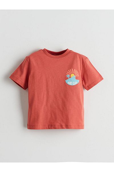 LC Waikiki New Season Crew Neck Printed Boys T-Shirt - S5Jl28Z1
