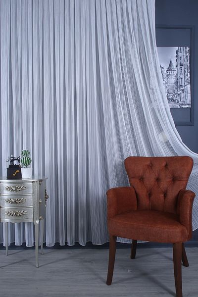PERDECITY Iptül Pattern, Dobby Tulle Curtain, 350X260, 1/2 Sparse Pleat