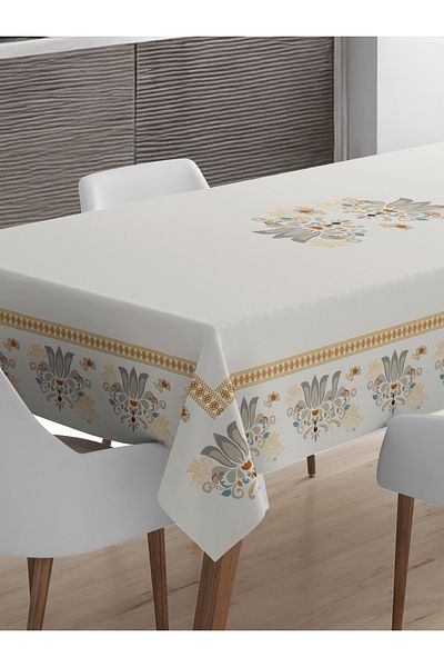 Viadela Authentic Patterned Tablecloth Suitable for Daily Use