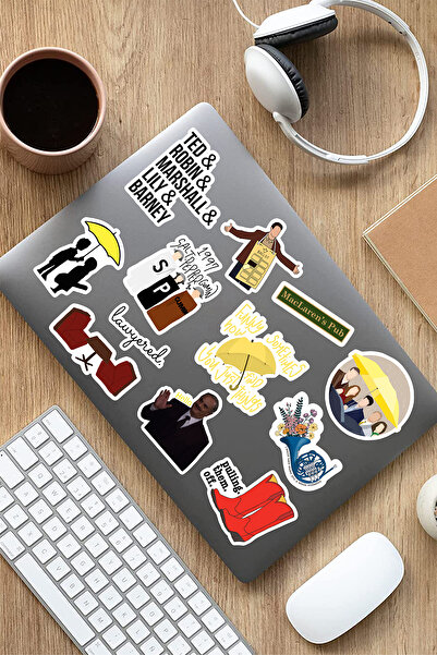 AR Sticker How I Met Your Mother Temalı Laptop Notebook Tablet Sticker Set 4