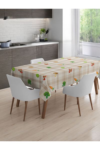 Viadela Vegetable Patterned Tablecloth Suitable for Daily Use