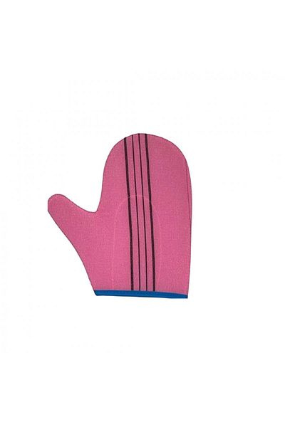 Korean Loofah Glove Thumb Body Scrubber - Multicolor