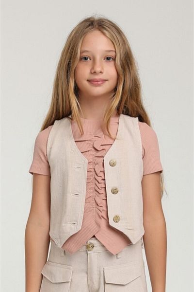 xo kids moda Γιλέκο για κορίτσια 9-13 ετών Μοντέλο 2523