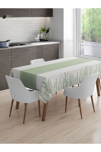 Viadela Spring Themed Patterned Tablecloth Suitable for Daily Use