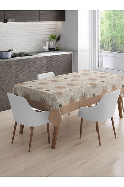 Viadela Geometric Patterned Tablecloth Suitable for Daily Use