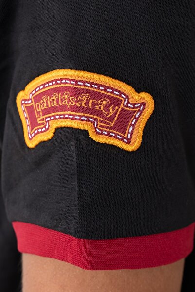 GSStore Galatasaray Çocuk Orijinal Armalı Siyah Tshirt