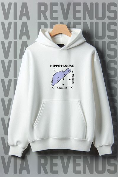 Vordevia Φούτερ με κουκούλα Hippotenuse