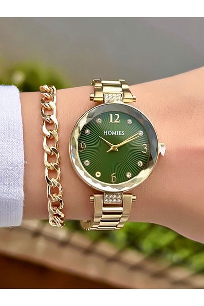 Homies Steel Cord Waterproof Women's Wristwatch