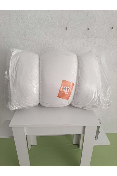 Mef Collection White Silicone Hotel Pillow - 50X70 Cm, Pack of 5