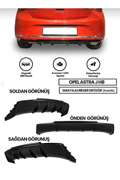 Genel Markalar Opel Astra J Hb Makyajlı Rieger Difüzör (PLASTİK)