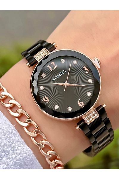 Homies Steel Cord Waterproof Women's Wristwatch
