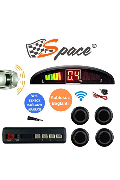 Otovo Oto Park Sensörü Dijital Göstergeli Kablosuz Su geçirmez Sensör(PREMIUM)