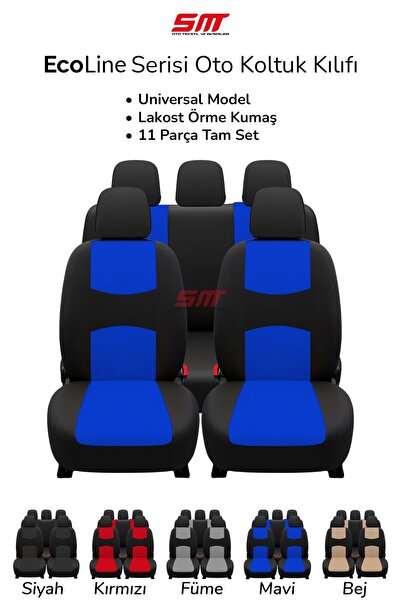 SMRAUTOACCESSORY Ecoline Serisi Universal Oto Koltuk Kılıfı
