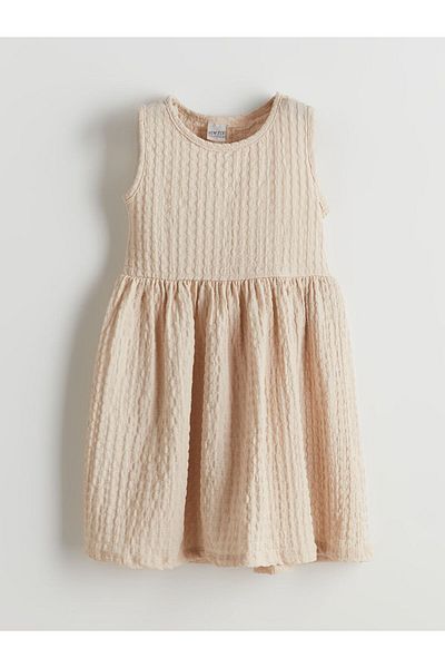 LC Waikiki Lcw Eco Crew Neck Girls' Dress