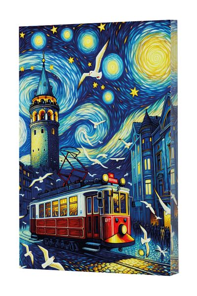 Dokuz Yayınları دفتر ملاحظات مخطط Vivago Art Van Gogh 1 Galata (14X20-160 صفحة)