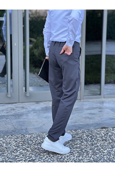 ElitWear Erkek Beli İpli Ve Lastikli Jogger Chino Pantolon