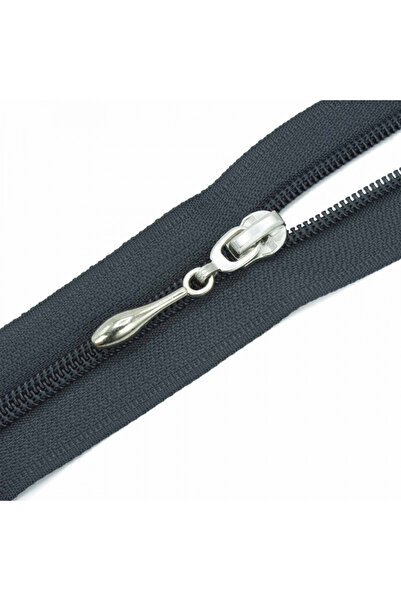 bidoluhobi Fermuar Mont Tipi Plastik Dişli 110 cm FÜME