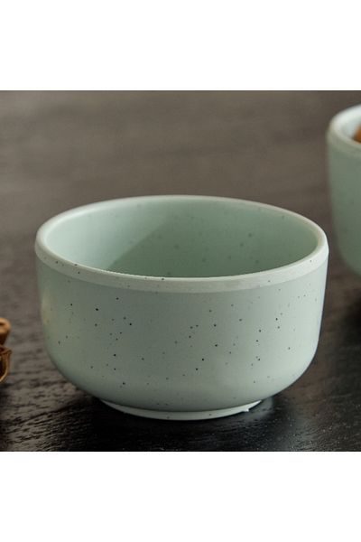 Home Box Vanilla Speckle Vegetable Bowl - 6x9x9 cm