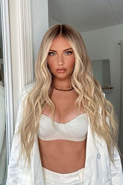 TAKIŞTIR Ανθεκτικό στη θερμότητα Yarimay Snap HairHT16 3*Μέλι Αφρός-Κυματιστό-60Cm110Gr+2 Τεμάχια Snap Hair (Αυθεντικό)