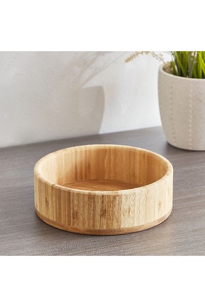 Home Box Bamboo Small Serving Bowl