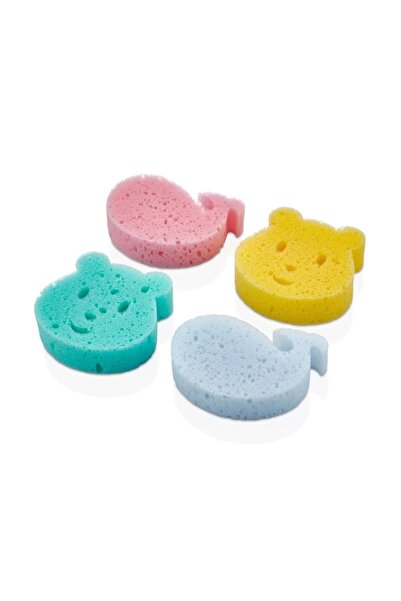 NW NessiWorld نيسي وورلد بيبي جيم 4 قطع اسفنجة استحمام للأطفال 618