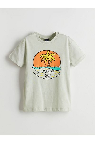 LC Waikiki New Season Crew Neck Boy's T-Shirt - S5K364Z4