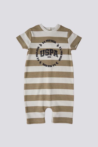 U.S. Polo Assn. U.S. Polo Assn. Baby Boy Interlock - Jumpsuit